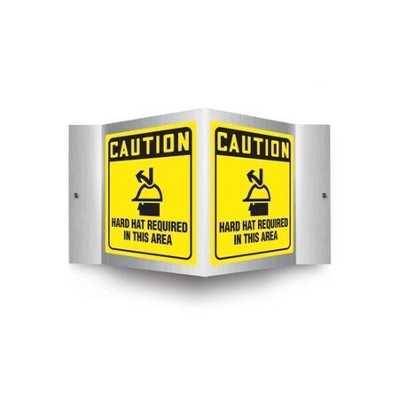 Accuform 8.5 in W x 6 in H, Aluminum PSM309